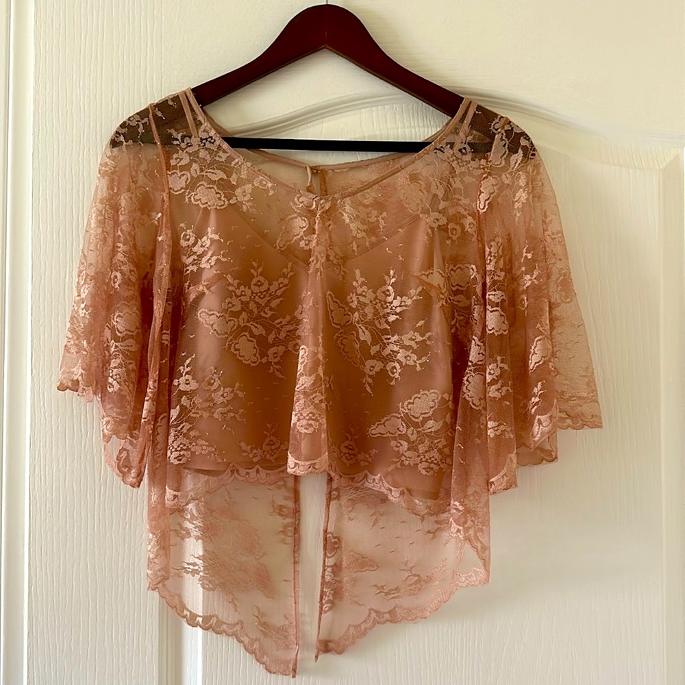 Aurora Pink Evening Top by Donna Morgan
